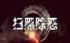 扫?除恶工作总结7篇
