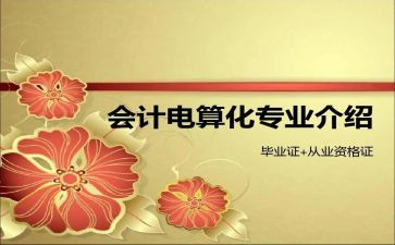 电算化的心得8篇