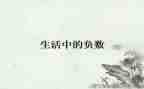 小学六年级负数教案7篇