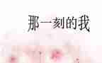 那一刻我好__作文8篇