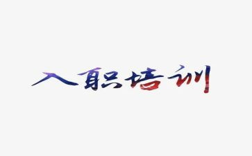 新入职工作总结报告5篇