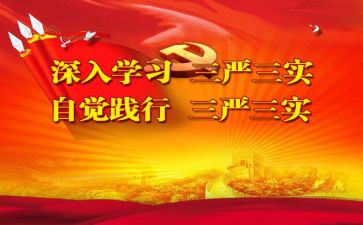 三严活动总结6篇